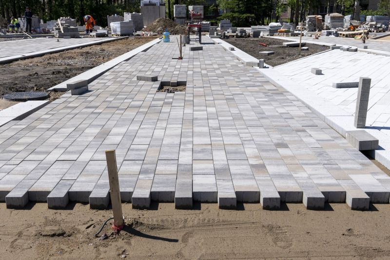 Paver Patio Installation Site